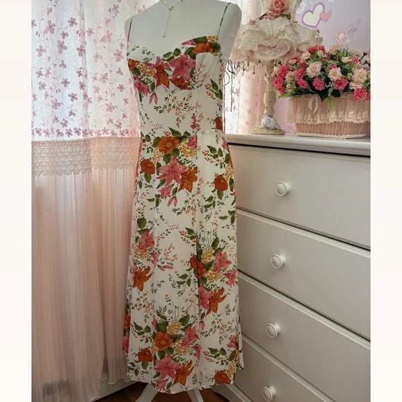 Reformation Juliette Dress In Tropique - Picture 4 of 7